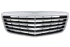 Grila fata AVANTGARDE, completa, negru/crom MERCEDES Clasa E intre 2006-2010 [2]