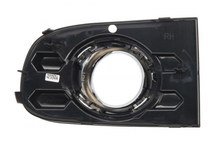 Grila Fata Dreapta (cu cadru, cu orificii lampa ceata, crom/negru) potrivit ABARTH 500 / 595 / 695, 500C / 595C / 695C; FIAT 500 05.16- 07.15- [2]