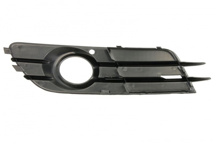 Grila Fata Dreapta (cu orificii lampa ceata, negru) potrivit AUDI A6 C7 11.10-09.18 11.10-06.14 [2]