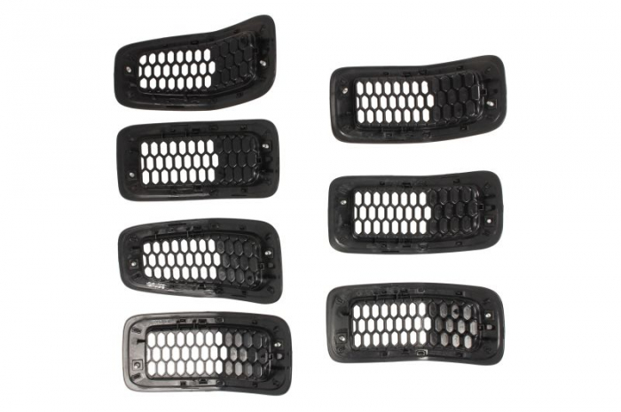 Grila fata (set, gri/negru) potrivit JEEP CHEROKEE 2.0D-3.2 dupa 2013 2013-2018 [2]