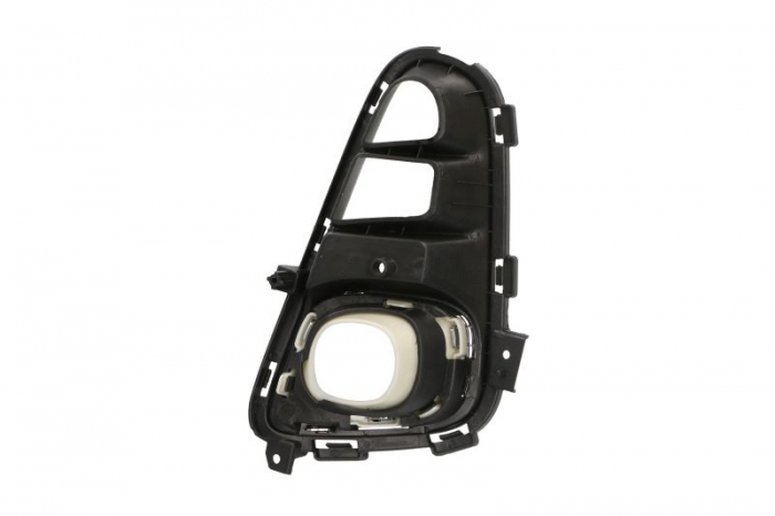 Grila Fata Stanga (cu dungi cromate, cu orificii lampa ceata, plastic, negru) potrivit KIA PICANTO II, PICANTO III 05.11- 04.17- [2]