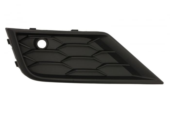 Grila Fata Stanga (cu gauri pentru senzorii de parcare, plastic, negru) potrivit VW TIGUAN 09.07- 07.16-