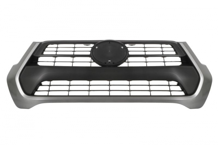 Grila radiator (argintiu rama, negru-mat) potrivit TOYOTA HILUX VIII 06.20-