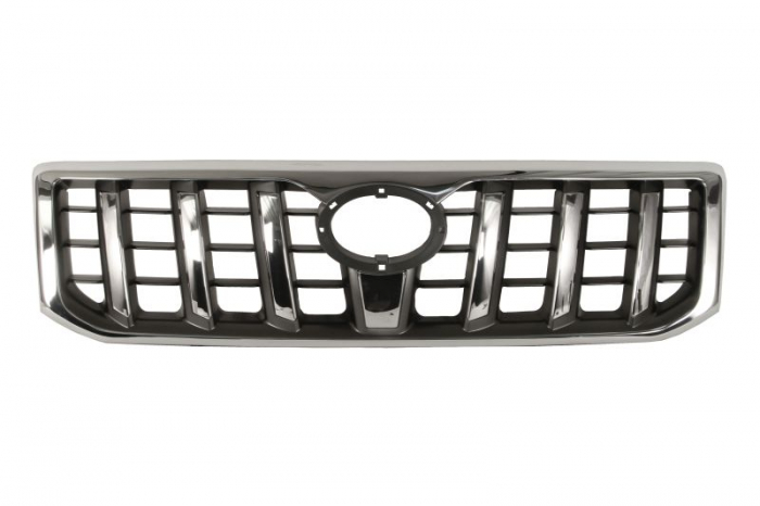 Grila radiator crom negru potrivit TOYOTA LAND CRUISER 100, LAND CRUISER PRADO 2.7-4.5 1998-2010