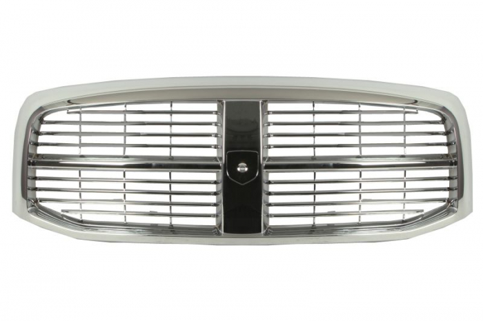 Grila radiator cu ornamente cromate, crom negru potrivit dodge ram 1500, ram 2500, ram 3500 3.7-8.0 2005-2009