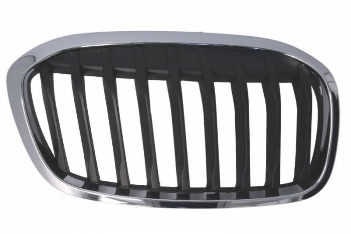 Grila radiator dreapta (rama crom, negru-matt) potrivit BMW 2 Active Tourer F45, F46 01.18-