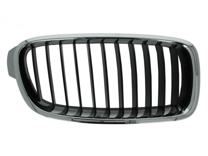 Grila radiator fata dreapta negru crom BMW Seria 3 F30, F80, 3 F31 dupa 2011