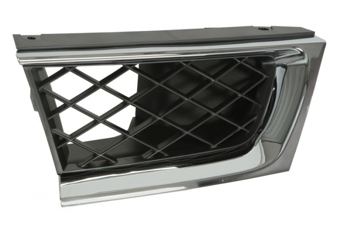 Grila radiator Stanga cu cadru, crom negru potrivit SUBARU IMPREZA 1.5-2.5 2000-2007