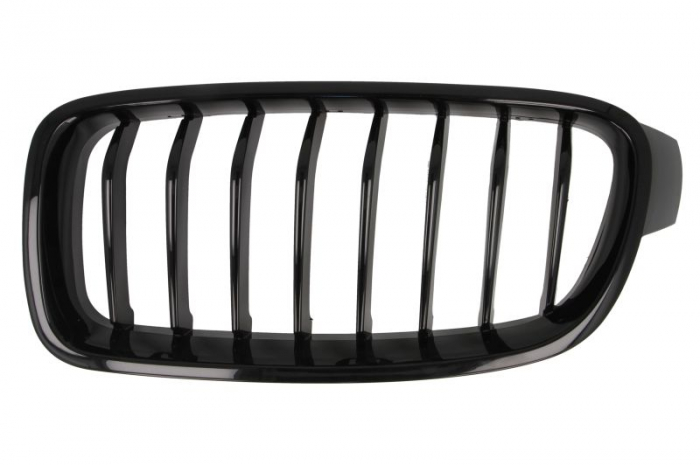 Grila radiator Stanga model pachet M, negru potrivit BMW Seria 3 F30, F80, 3 F31 1.5-3.0H 2011-2019