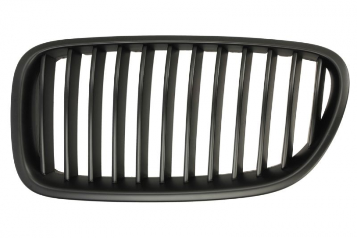 Grila radiator Stanga negru-mat potrivit BMW Seria 5 F10, 5 F11 2.0-4.4 2009-2013