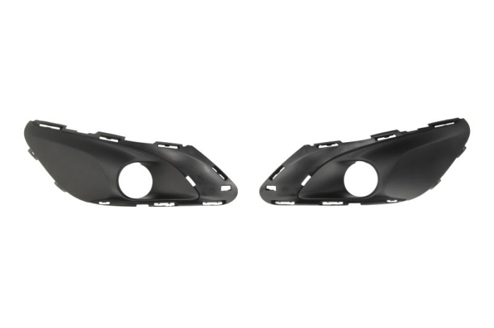 Grila ventilatie bara Fata Dreapta Stanga set, ALLURE, cu orificii proiector ceata, plastic, negru potrivit PEUGEOT 308 II 09.13-06.21 09.13-