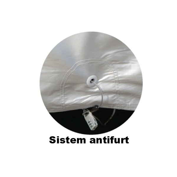 Husa auto exterior anti-grindina 530x175x120 cm Marimea XL [7]