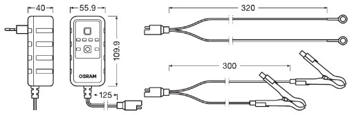 Incarcator acumulator auto BATTERYcharge 901, tensiune incarcare: 6/12 V, curent incarcare: 1A, tip Acumulator: AGM/EFB [2]