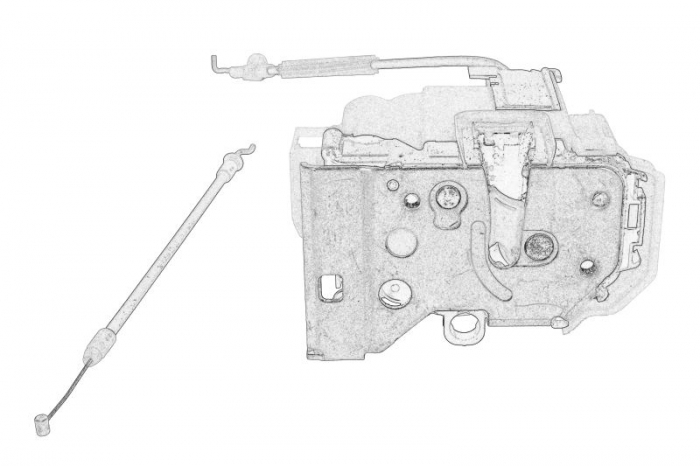 Incuietoare usa fata dreapta (control telecomanda) FIAT DOBLO; OPEL COMBO 1.2-2.0D dupa 2001