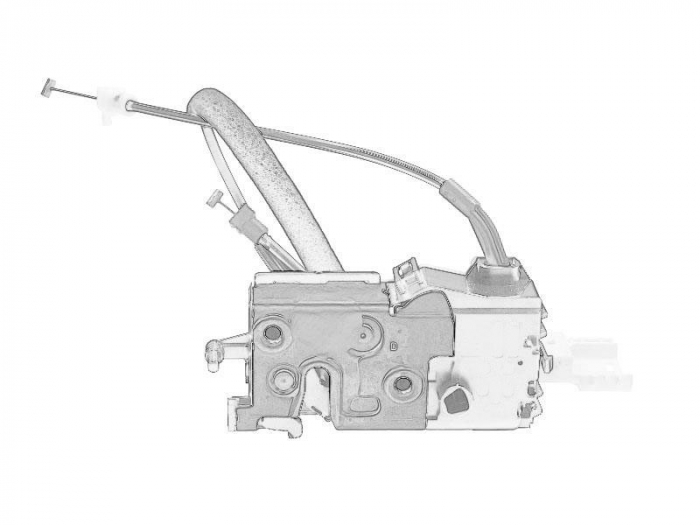 Incuietoare usa fata dreapta (cu cablu) FIAT SCUDO; PEUGEOT EXPERT; CITROEN JUMPY [2]