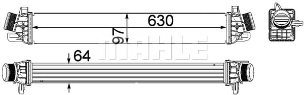 Intercooler ALFA ROMEO GIULIETTA 1.4 2.0D dupa 2010