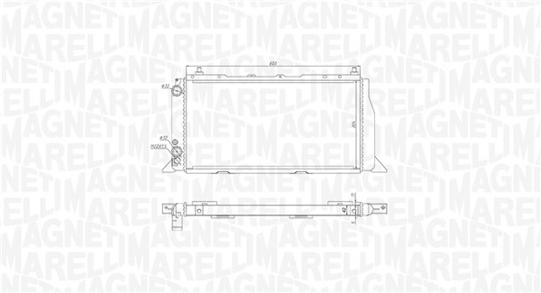 Intercooler potrivit AUDI 80 1.6D-2.0 1986-1991 [2]