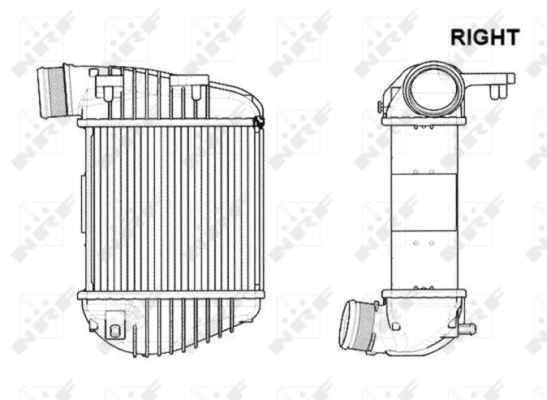 Intercooler AUDI A6, A6 ALLROAD 2.7D intre 2004-2011