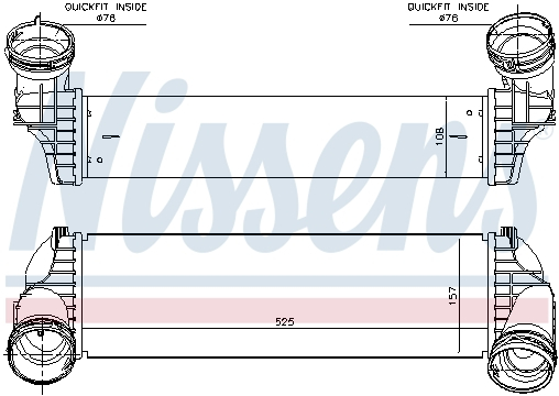 Intercooler BMW X5 (E70), X5 (F15, F85), X6 (E71, E72), X6 (F16, F86) 2.0D-3.0D intre 2007-2019