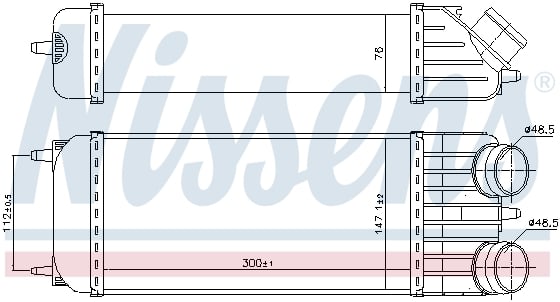 Intercooler CITROEN C2, C3 I, C3 II; PEUGEOT 1007, 207, 207 CC, 207 SW 1.6D dupa 2005