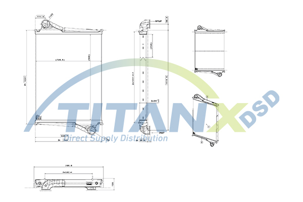 Intercooler EURO 6 potrivit VOLVO B11 D11A-370-D11K460 09.11- [2]