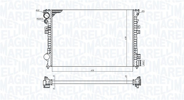 Intercooler FIAT ULYSSE 2.0 06.94-08.02