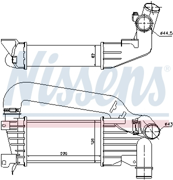 Intercooler OPEL ASTRA H, ASTRA H GTC 1.7D intre 2004-2010