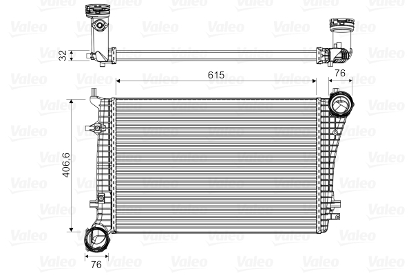 Intercooler potrivit AUDI A3; SEAT ALTEA, ALTEA XL, LEON, TOLEDO III; SKODA OCTAVIA II, SUPERB II; VW CADDY III, CADDY III/MINIVAN, EOS, GOLF PLUS V, GOLF V, JETTA III 1.4-2.0D 05.03-11.17 [2]