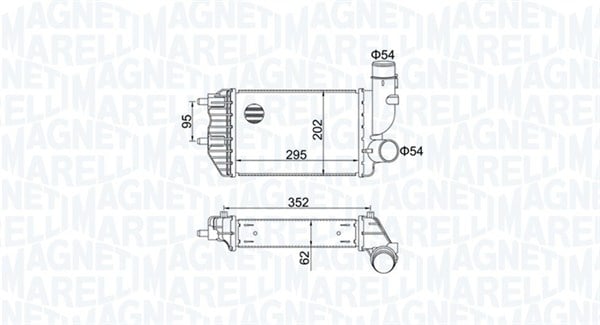 Intercooler potrivit CITROEN JUMPER I; FIAT DUCATO; PEUGEOT BOXER 1.9D-2.8D 02.94-