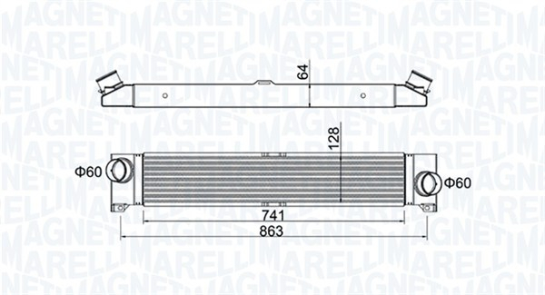 Intercooler potrivit CITROEN JUMPER II; FIAT DUCATO; PEUGEOT BOXER 2.0D-3.0D 04.06-