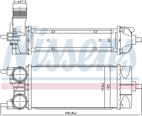 Intercooler potrivit FORD ECOSPORT 1.5D 10.13-