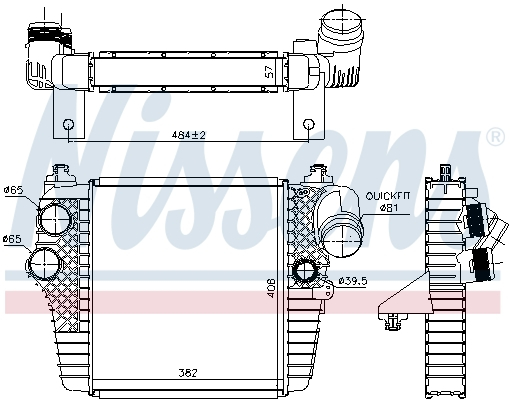 Intercooler potrivit FORD USA F-150 3.5 09.10-