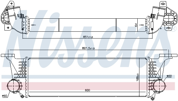 Intercooler potrivit IVECO DAILY V, DAILY VI 2.3D 3.0D Electric 09.11-