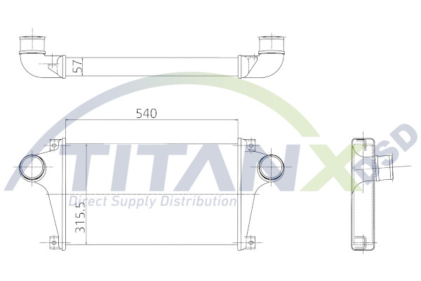 Intercooler potrivit IVECO EUROCARGO I-III 8040.45.4000/8040.45.4180 01.91-09.15 [2]