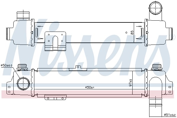 Intercooler potrivit KIA SORENTO I 2.5D 08.02-03.11