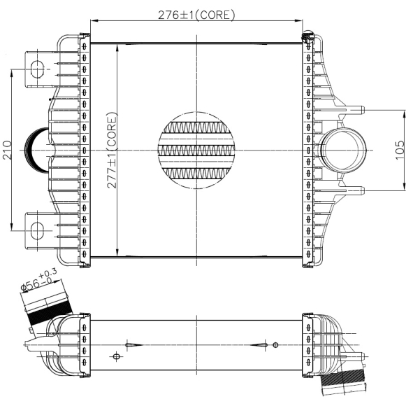 Intercooler potrivit LAND ROVER RANGE ROVER IV RANGE ROVER SPORT II 3.0D/3.0DH/4.4D dupa 2012 [3]