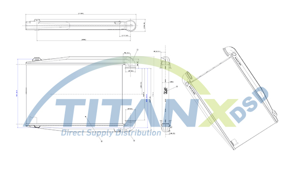 Intercooler potrivit MERCEDES CITARO (O 530) OM457.942-OM909.921 01.98- [2]