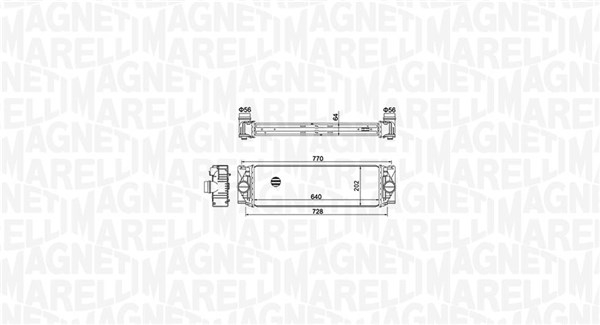 Intercooler potrivit MERCEDES SPRINTER 3,5-T (B906), SPRINTER 3,5-T (B907), SPRINTER 3,5-T (B907, B910), SPRINTER 3-T (B906), SPRINTER 4-T (B907, B910), SPRINTER 5-T (B906) 2.0D 2.2D 3.0D 06.06-