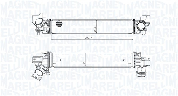 Intercooler potrivit MINI (F55), (F56) 1.2 1.5 09.13-