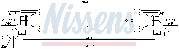 Intercooler potrivit OPEL CORSA D 1.3D 07.06-08.14