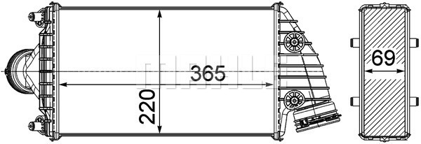 Intercooler potrivit PORSCHE 911 3.6 03.06-12.12 [2]