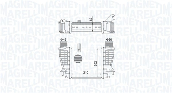 Intercooler potrivit RENAULT CLIO II, CLIO III, CLIO III HATCHBACK, MODUS 1.2-1.5D 06.01-