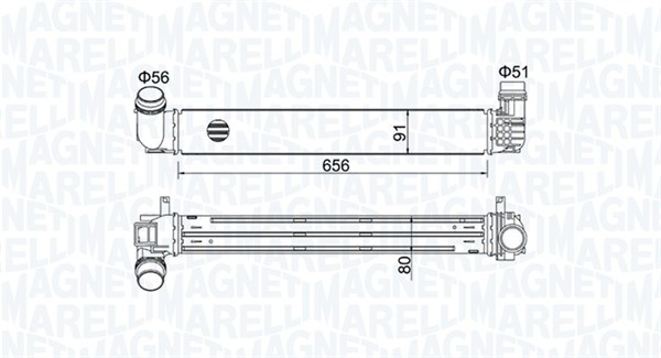 Intercooler potrivit RENAULT GRAND SCENIC III, MEGANE, MEGANE III, SCENIC III 1.2 1.4 1.5D 11.08-