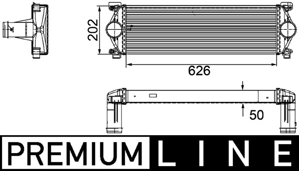 Intercooler potrivit RVI MASCOTT; RENAULT MASTER PRO DXi3-ZD3A604 2004-2013 [3]