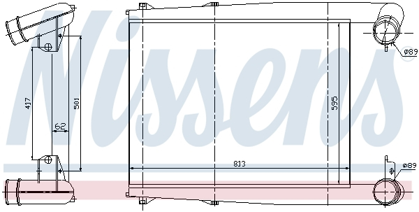 Intercooler potrivit RVI PREMIUM dCi11B 43-dCi11G 08.00-