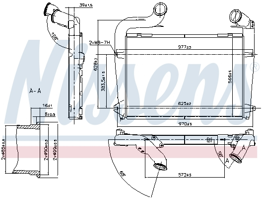 Intercooler potrivit SCANIA P I, R I, T DC09.108-OC9.G05 01.03-05.19 [3]