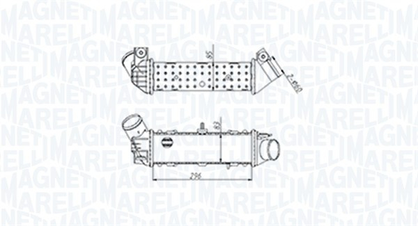 Intercooler potrivit SEAT CORDOBA, CORDOBA VARIO, IBIZA II, IBIZA IV, IBIZA IV SC, IBIZA IV ST; VW CADDY II, CADDY II MINIVAN, POLO, POLO III CLASSIC 1.4 1.8 1.9D 08.96-05.15