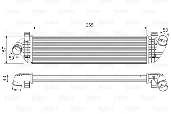 Intercooler potrivit VOLVO C30, C70 II, S40 II, V40, V50 1.6D/2.0D/2.5 12.03-12.16 [2]