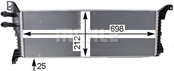 Intercooler potrivit VW MULTIVAN VI, TRANSPORTER VI, TRANSPORTER VI / CARAVELLE VI 2.0D 2015-2019 [2]