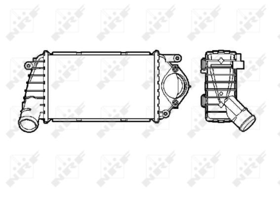 Intercooler SEAT AROSA; VW LUPO, POLO 1.2D 1.4D intre 1999-2005